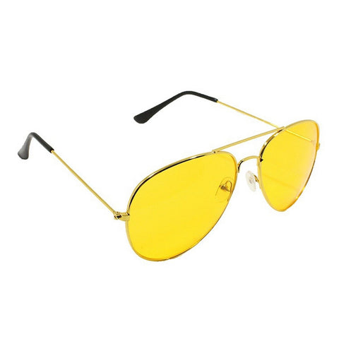 Dervin Unisex Aviator Sunglasses (Yellow) - Dervin