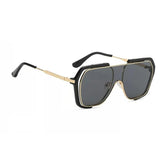 UV Protected Integrated Retro Oversized Sunglasses for Men and Women - Dervin