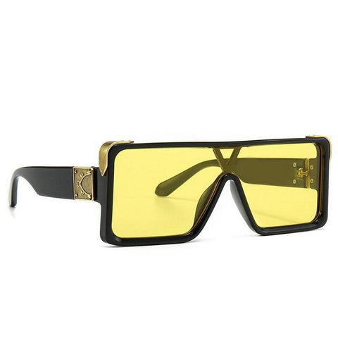 Retro Square Oversized Sunglasses for Men and Women - Dervin