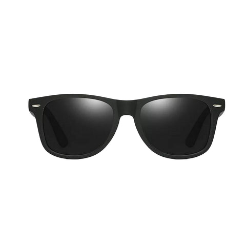 Dervin UV 400 and Polarized Rectangular Sunglasses for Men & Women (Black) - Dervin