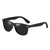 Dervin UV 400 and Polarized Rectangular Sunglasses for Men & Women (Black)