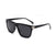 Dervin UV Protection Lightweight Square Polarized Sunglasses for Men and women