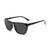 Dervin Lightweight UV Protection Square shaped Polarized Sunglasses for Men and women