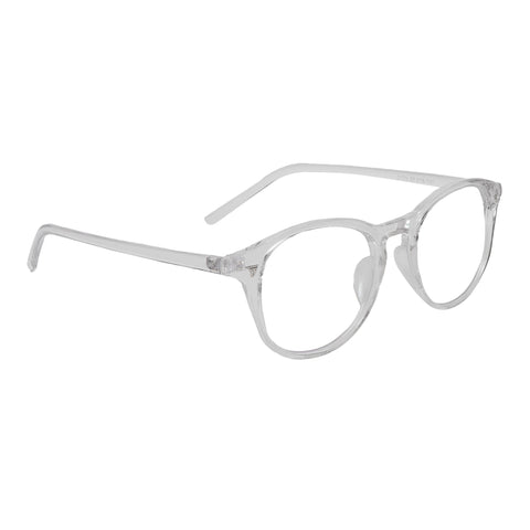 Dervin Oval Blue Cut Computer Glasses for Eye Protection | Anti Glare, Blue Light Filter Glasses & Zero Power | UV Protection Specs for Men & Women | Blue Cut Lenses - Dervin