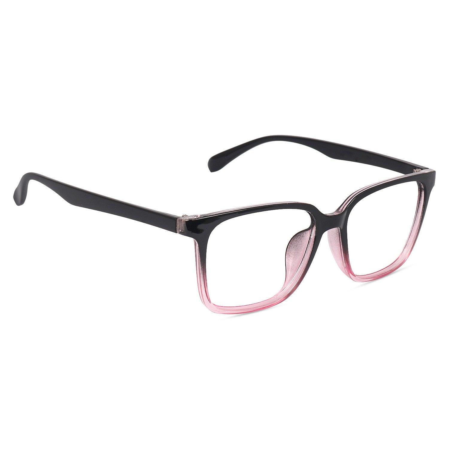 Dervin Blue Light Blocking Glasses Gaming Filter Transparent Square Eyeglasses for Eye Protection Men and Women, Computer/Tablet/Laptop/Mobile/TV, Anti-blue & Anti eyestrain - Dervin