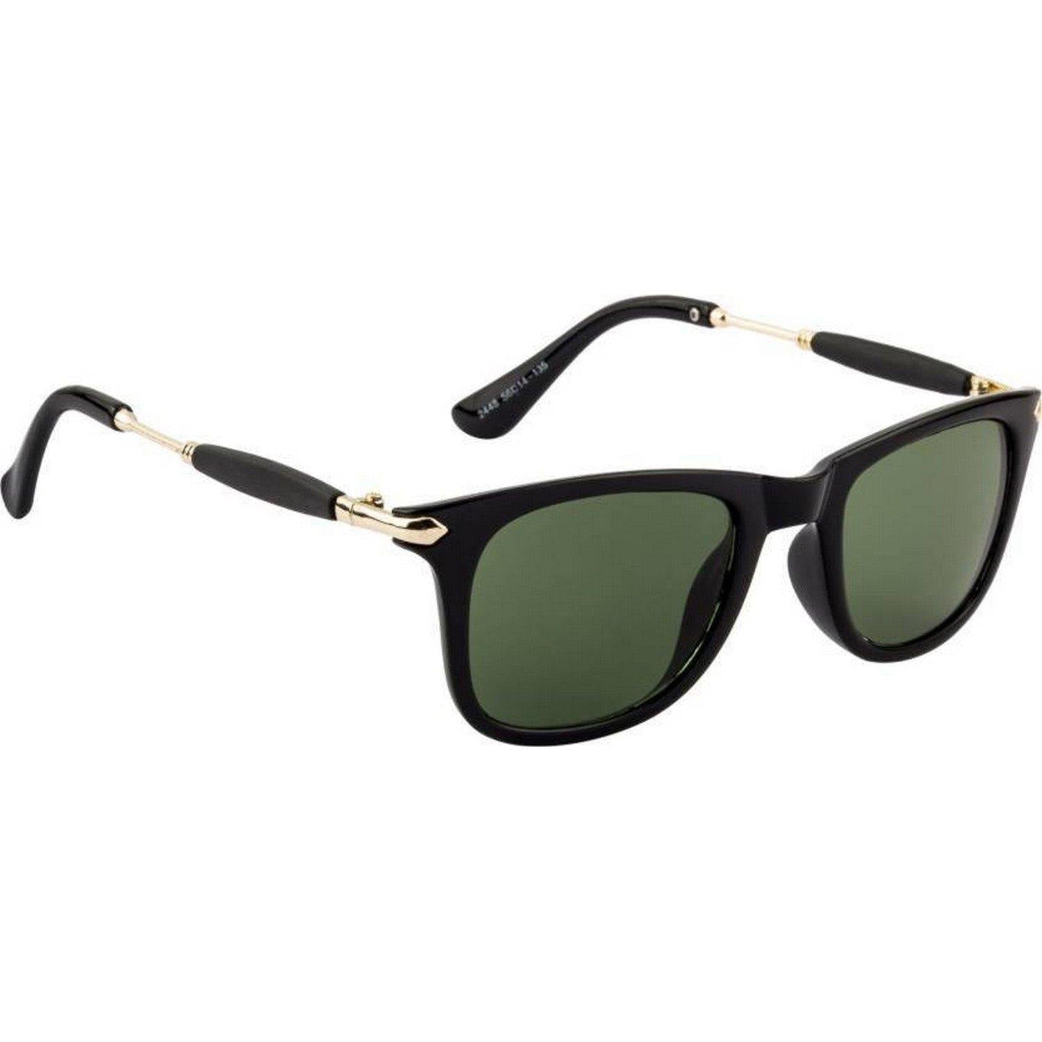 Dervin Unisex Wayfarer Sunglasses (Green) - Dervin